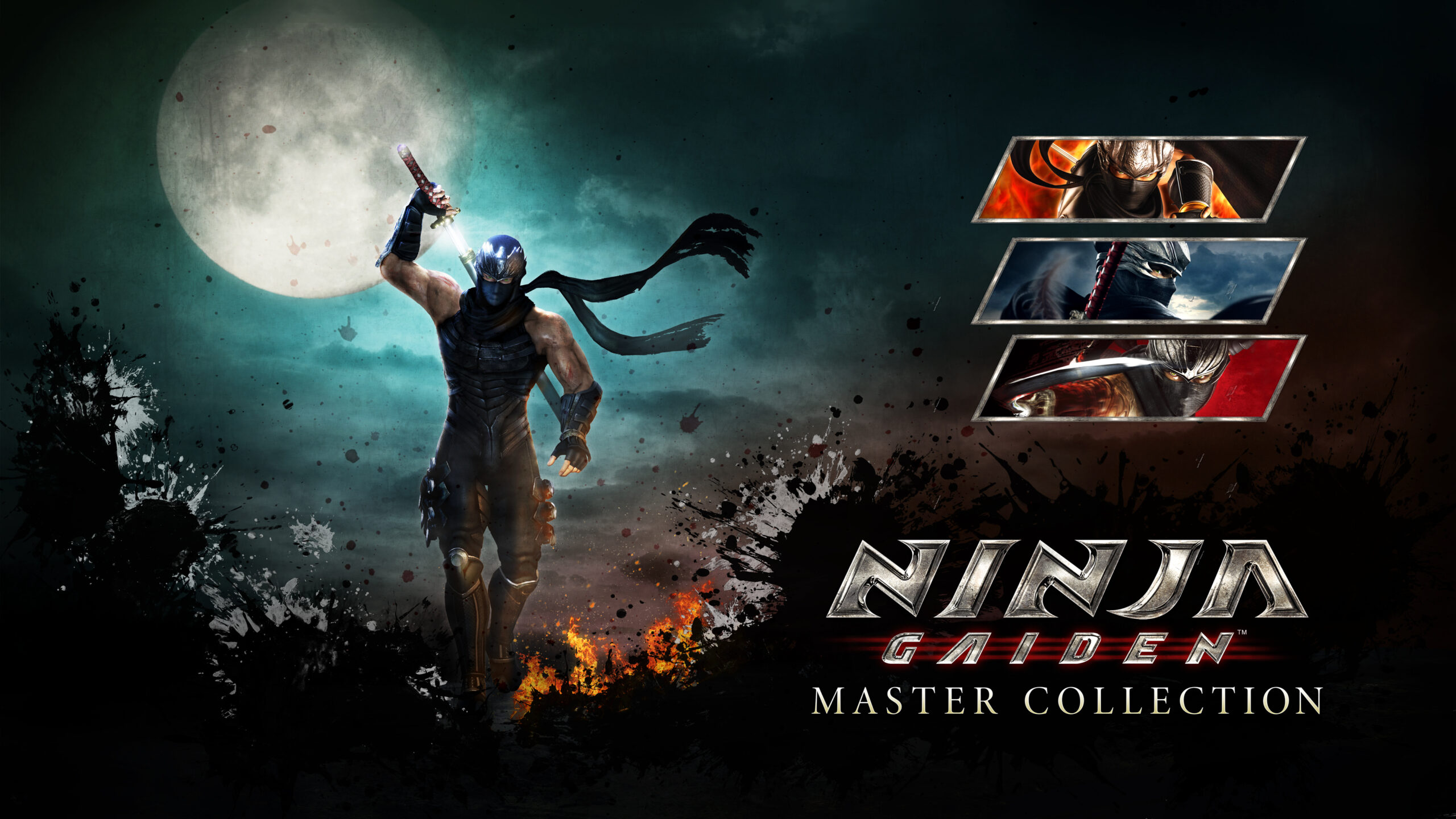 Ninja Gaiden: Master Collection title screen for Nintendo Switch