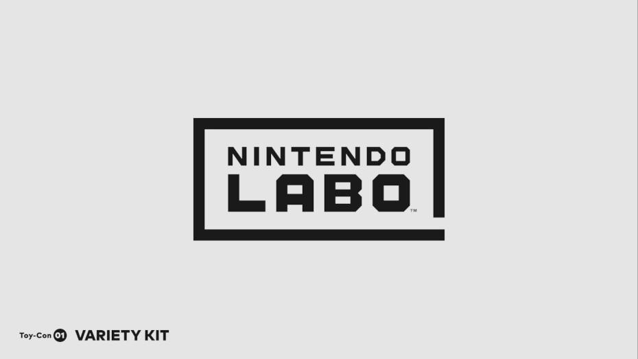 Nintendo Labo Toy-Con 01 Variety Kit title screen for Nintendo Switch