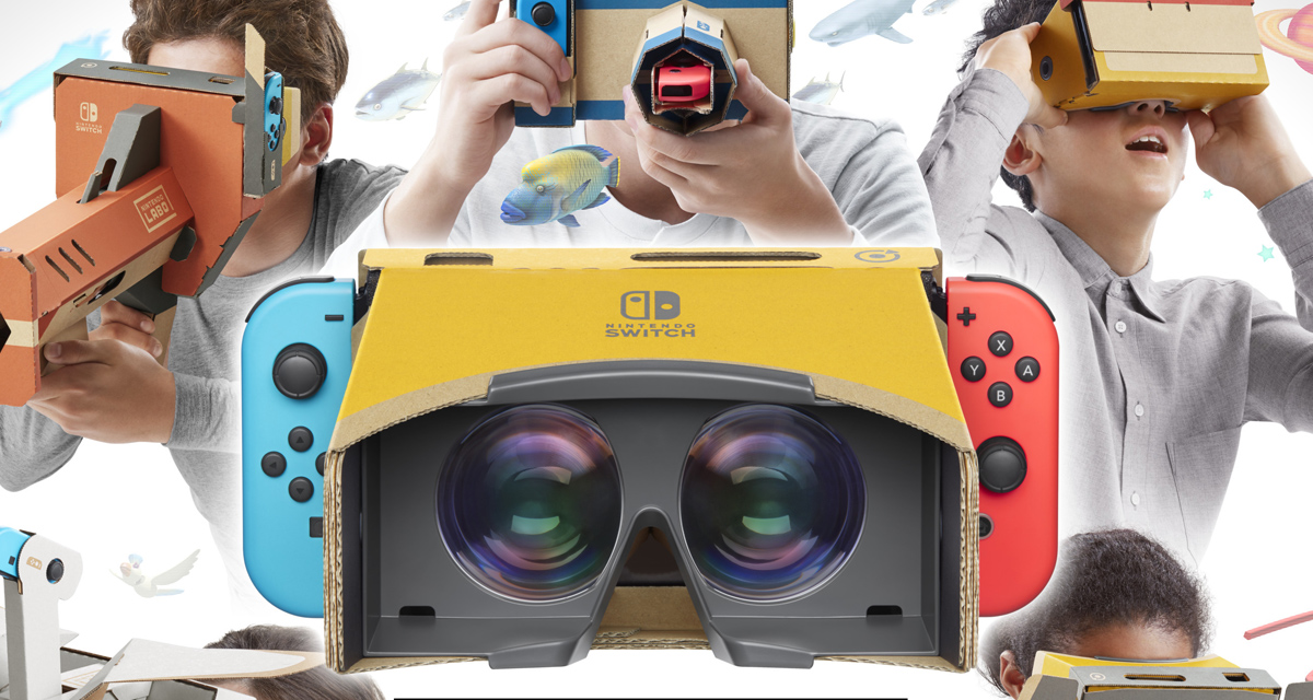 Nintendo Labo Toy-Con 04 VR Kit [Starter Kit] title screen for Nintendo Switch