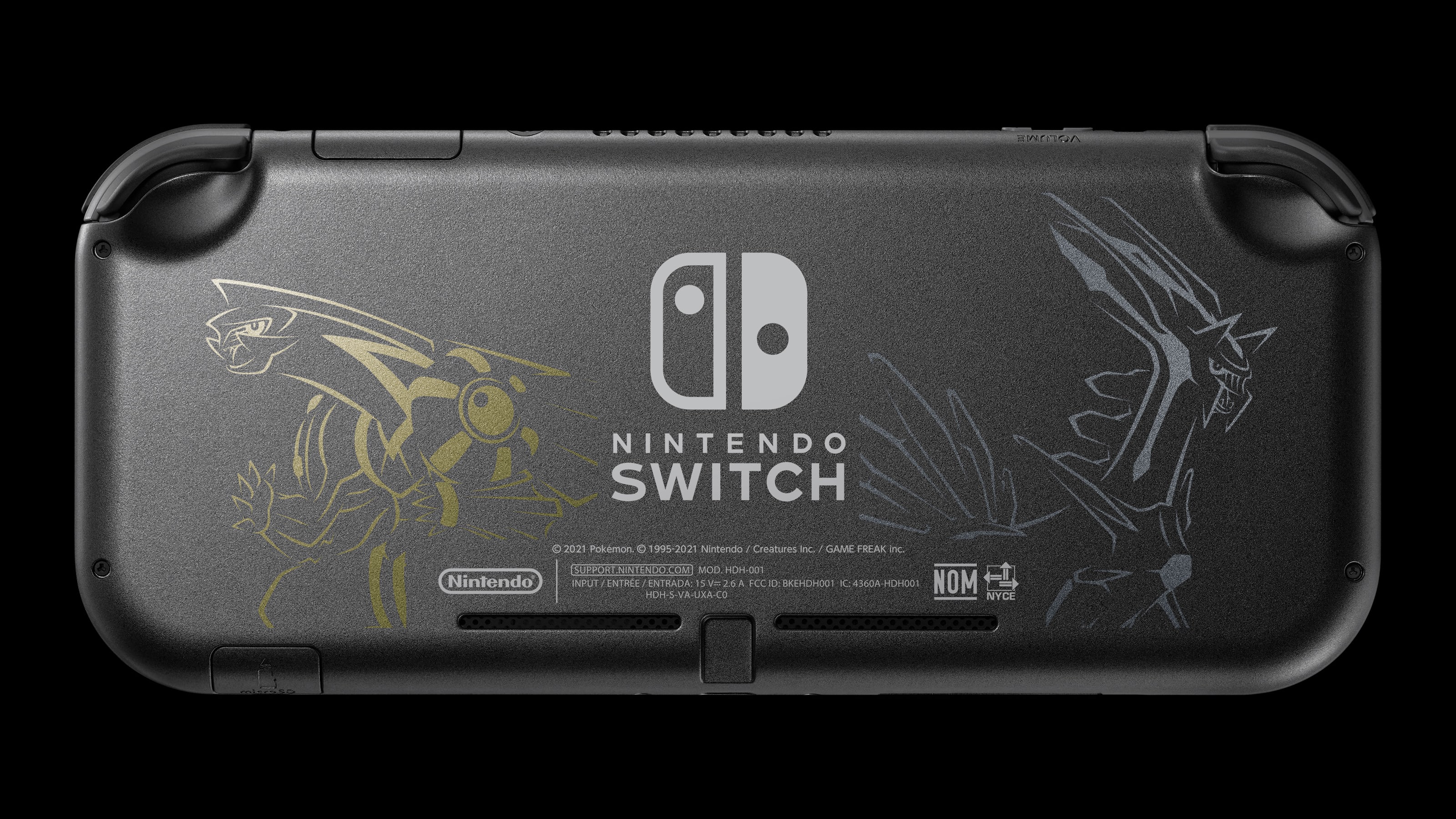 Nintendo Switch Lite: Dialga & Palkia Edition title screen for Nintendo Switch