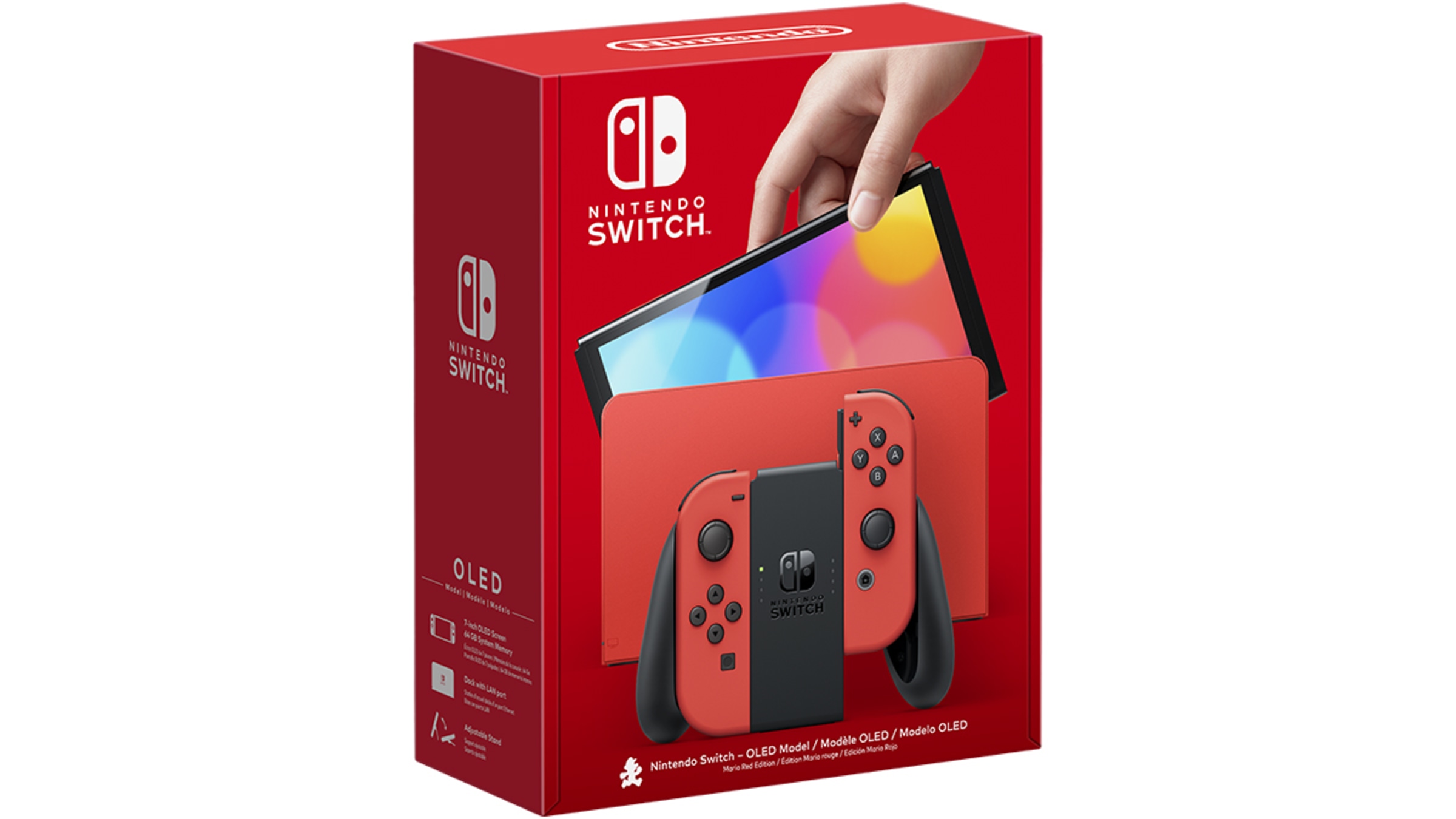 Nintendo Switch Mario Red & Blue Edition title screen for Nintendo Switch