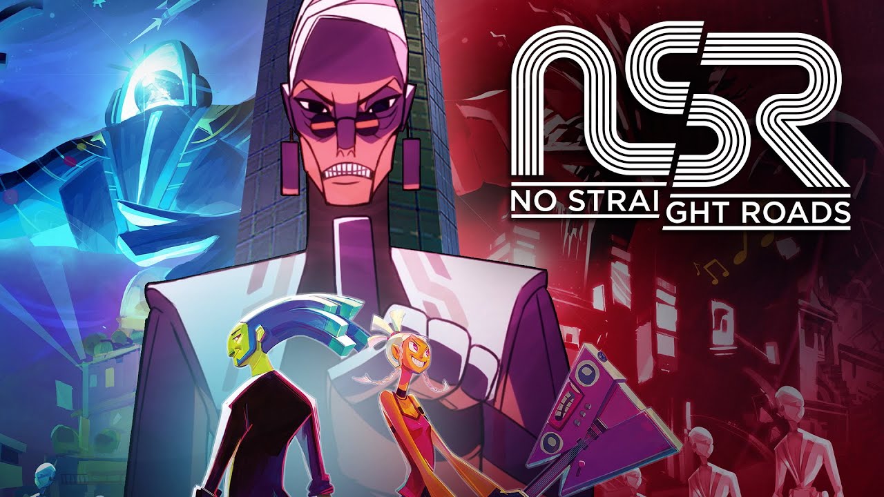 No Straight Roads title screen for Nintendo Switch