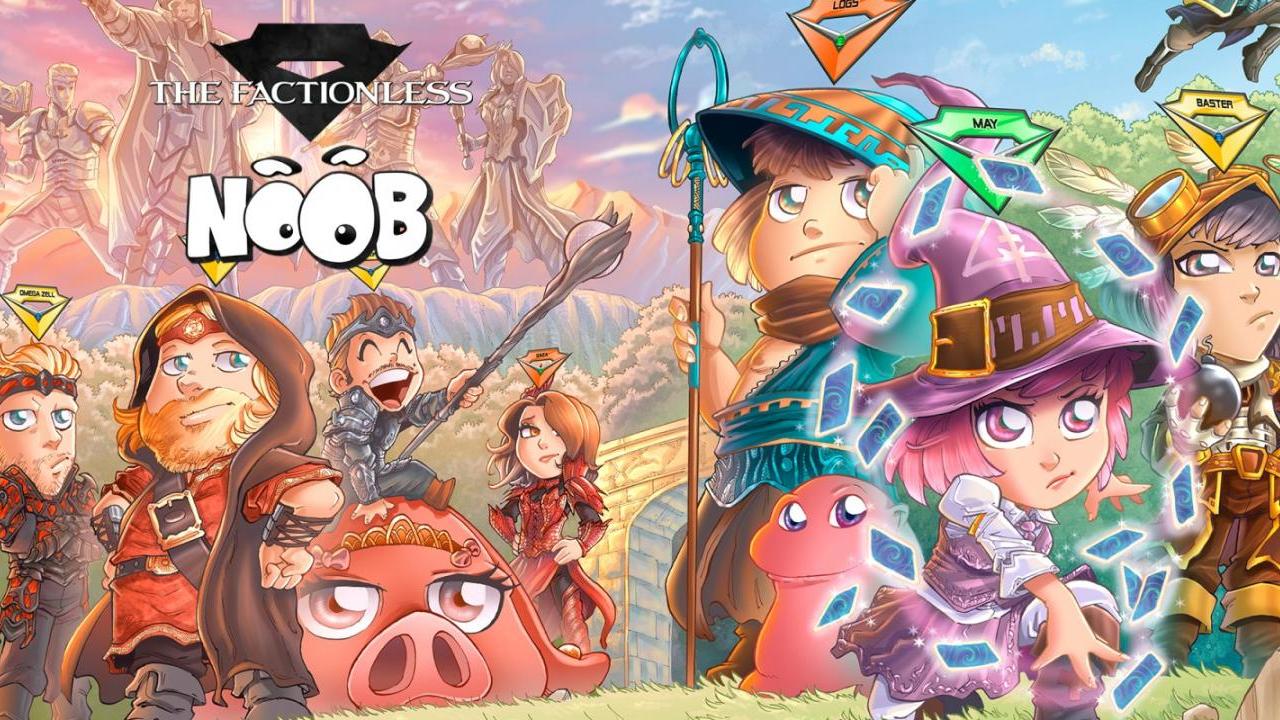 Noob: The Factionless title screen for Nintendo Switch