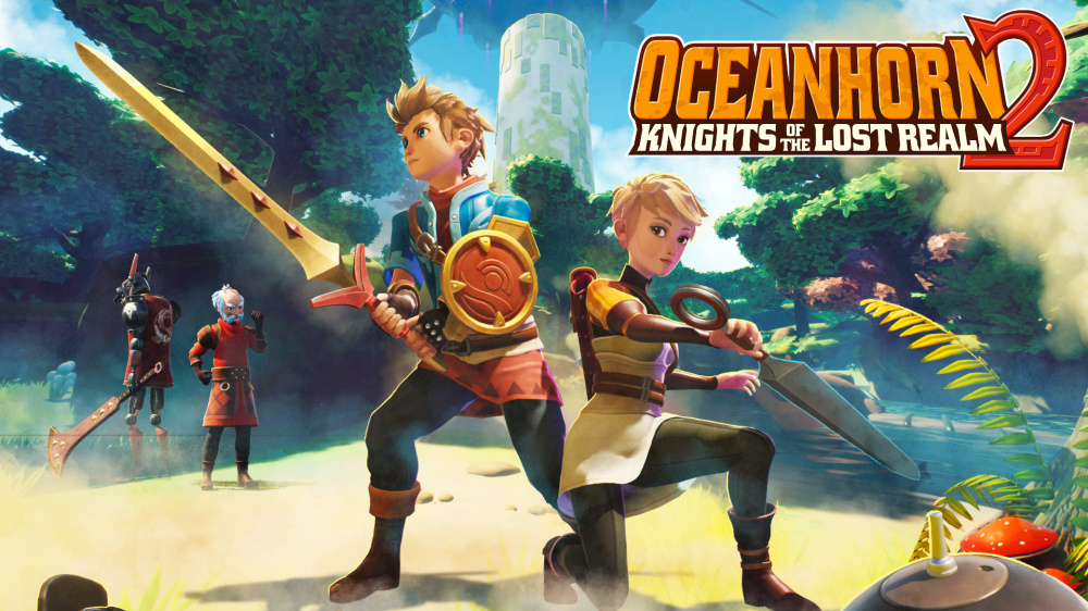Oceanhorn title screen for Nintendo Switch