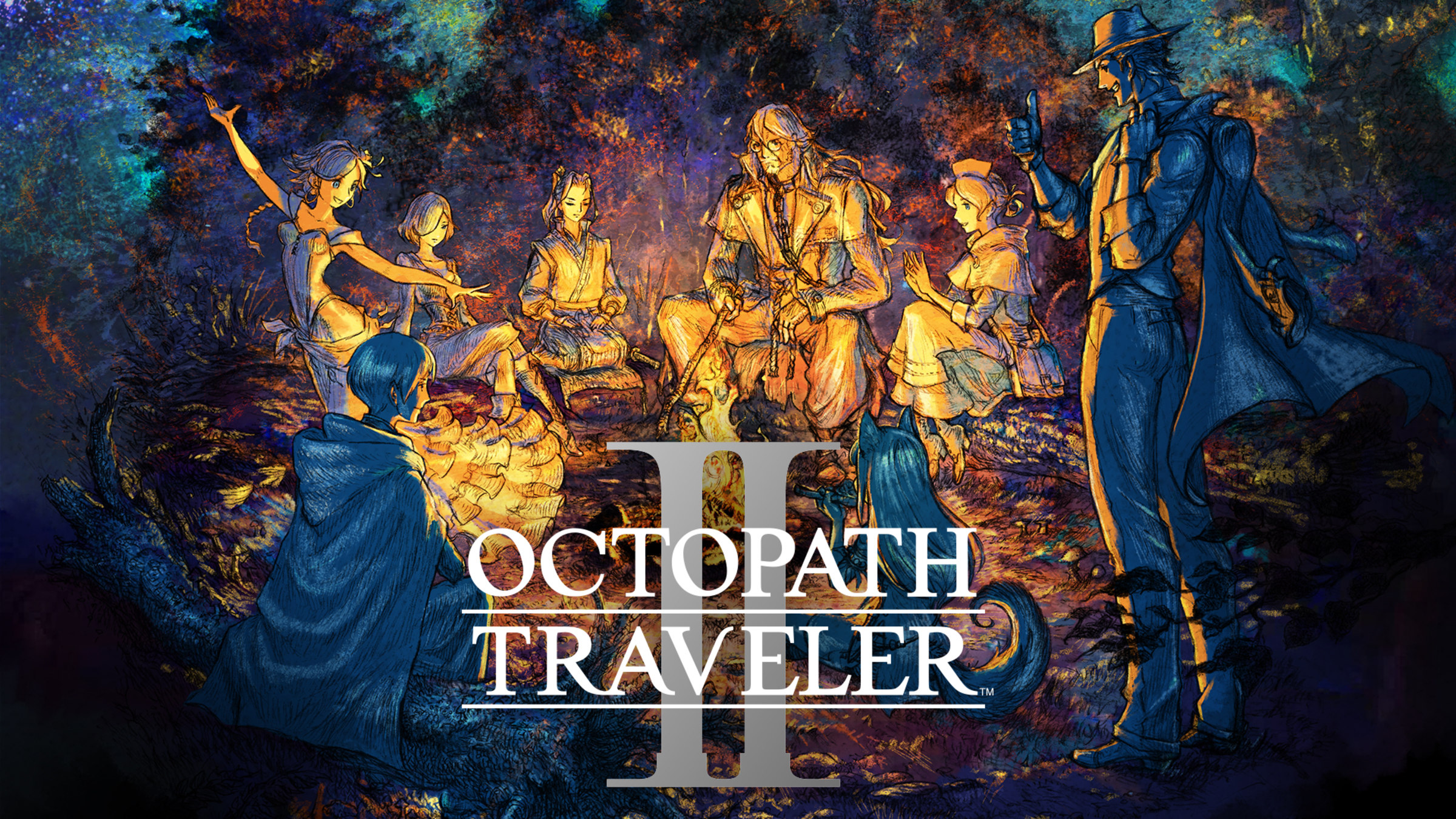 Octopath Traveler title screen for Nintendo Switch