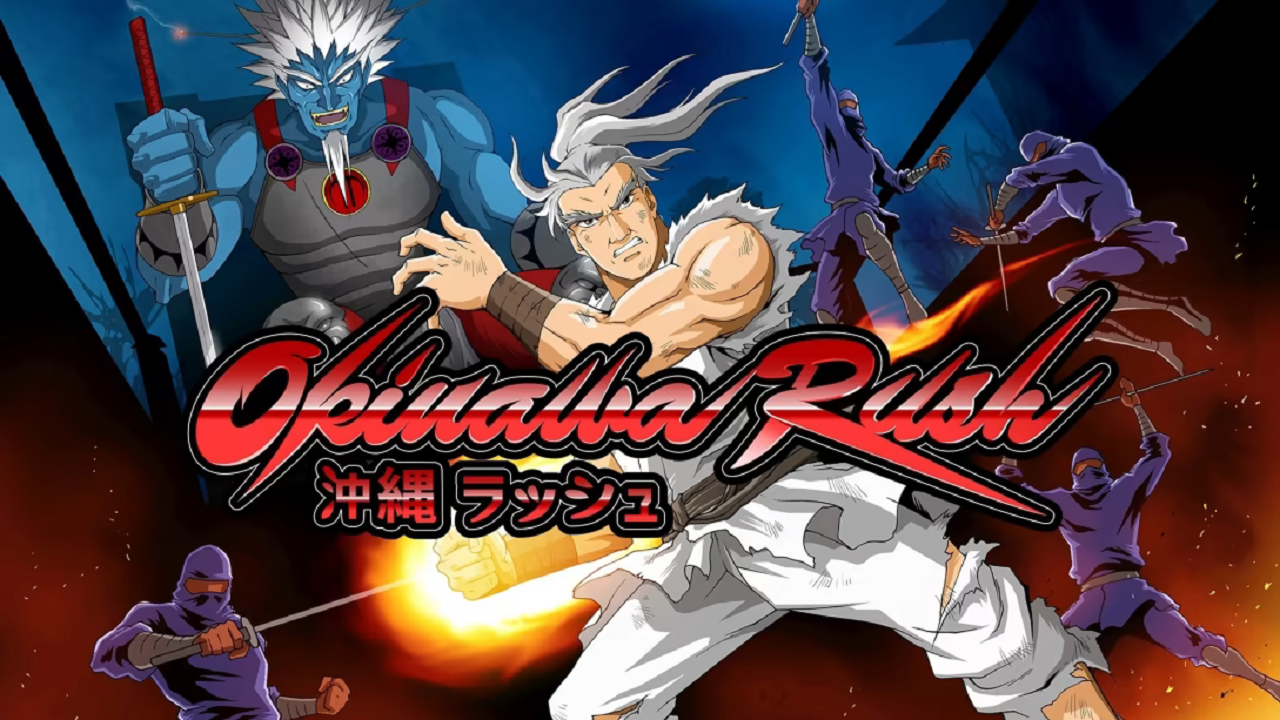 Okinawa Rush title screen for Nintendo Switch