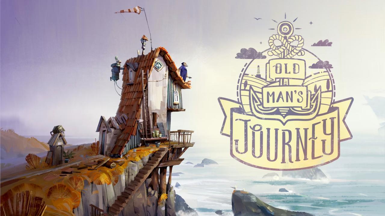 Old Man's Journey title screen for Nintendo Switch
