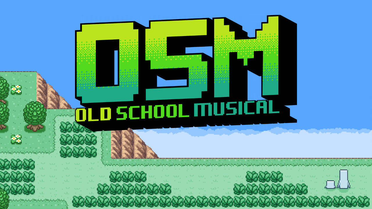 Old School Musical title screen for Nintendo Switch