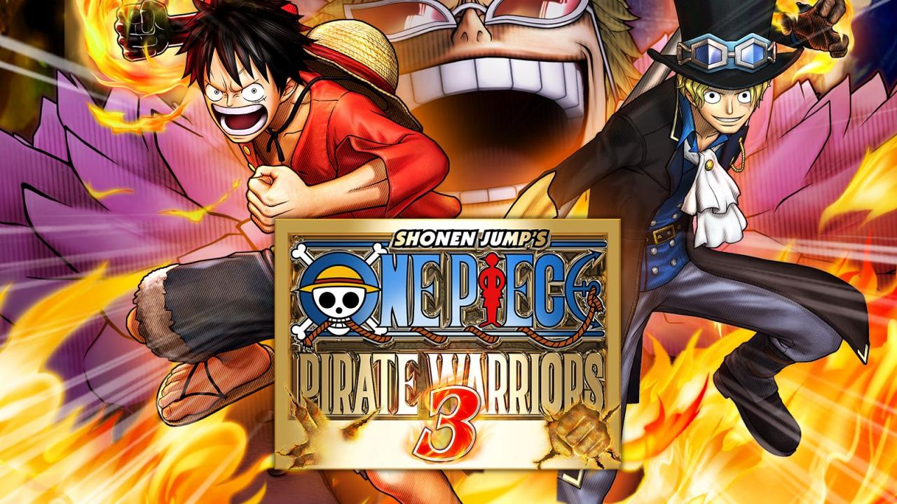 One Piece Pirate Warriors 3 Deluxe Edition title screen for Nintendo Switch