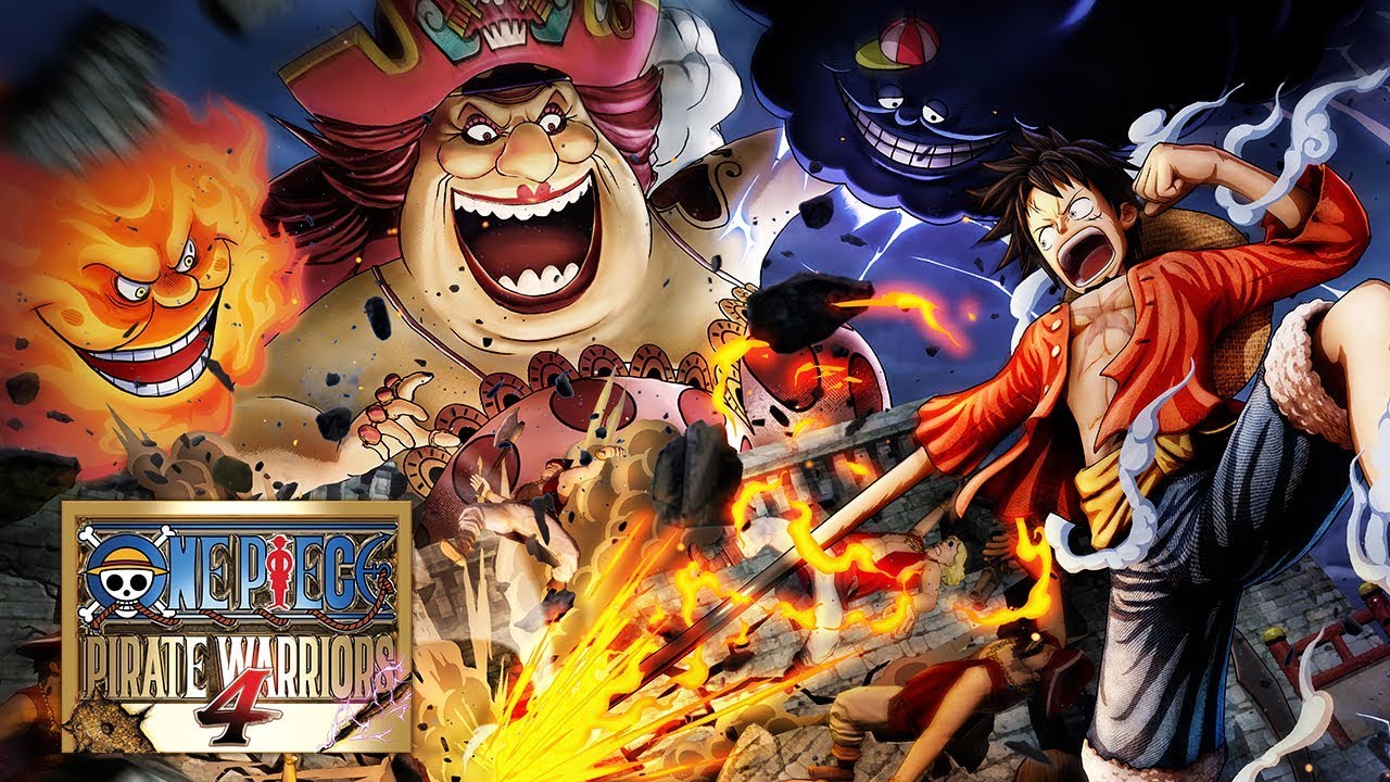 One Piece: Pirate Warriors 4 title screen for Nintendo Switch
