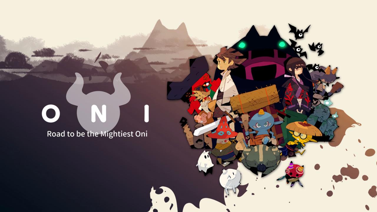 ONI: Road to be the Mightiest Oni title screen for Nintendo Switch
