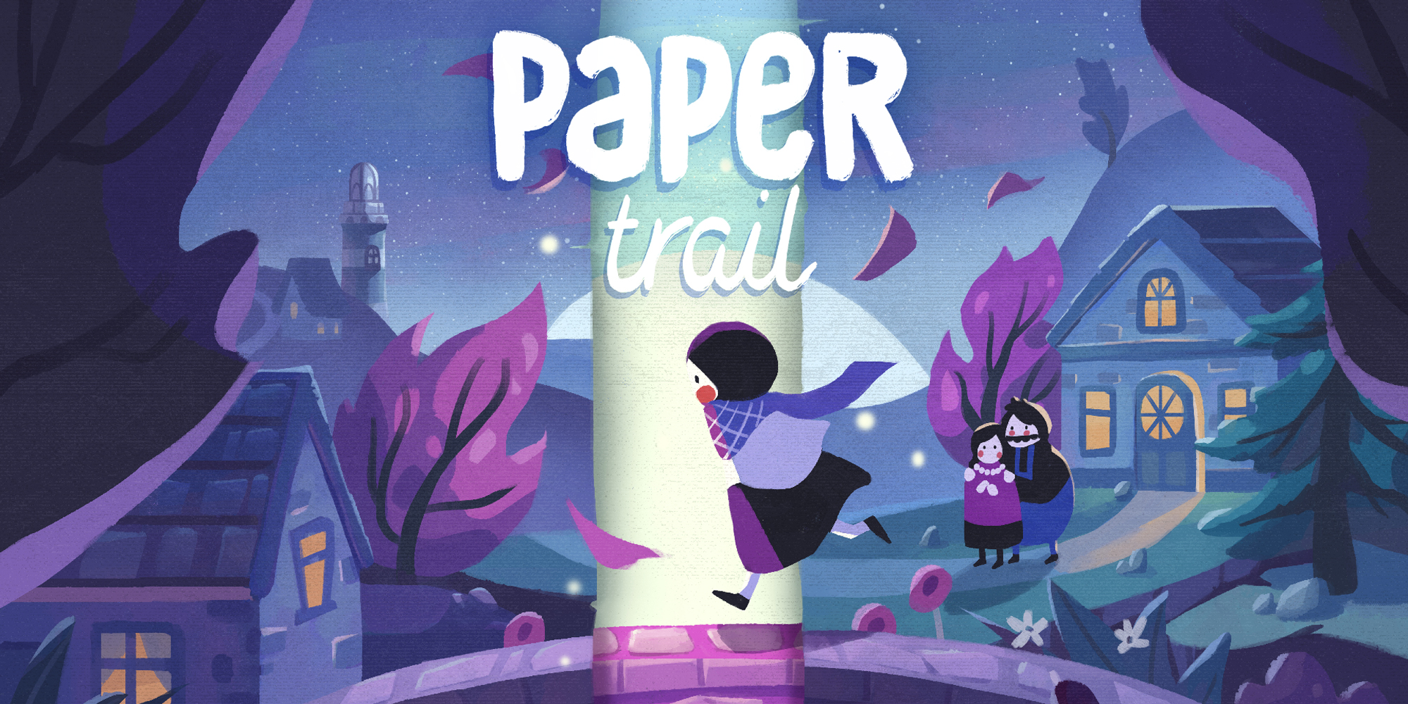 Paper Trail title screen for Nintendo Switch