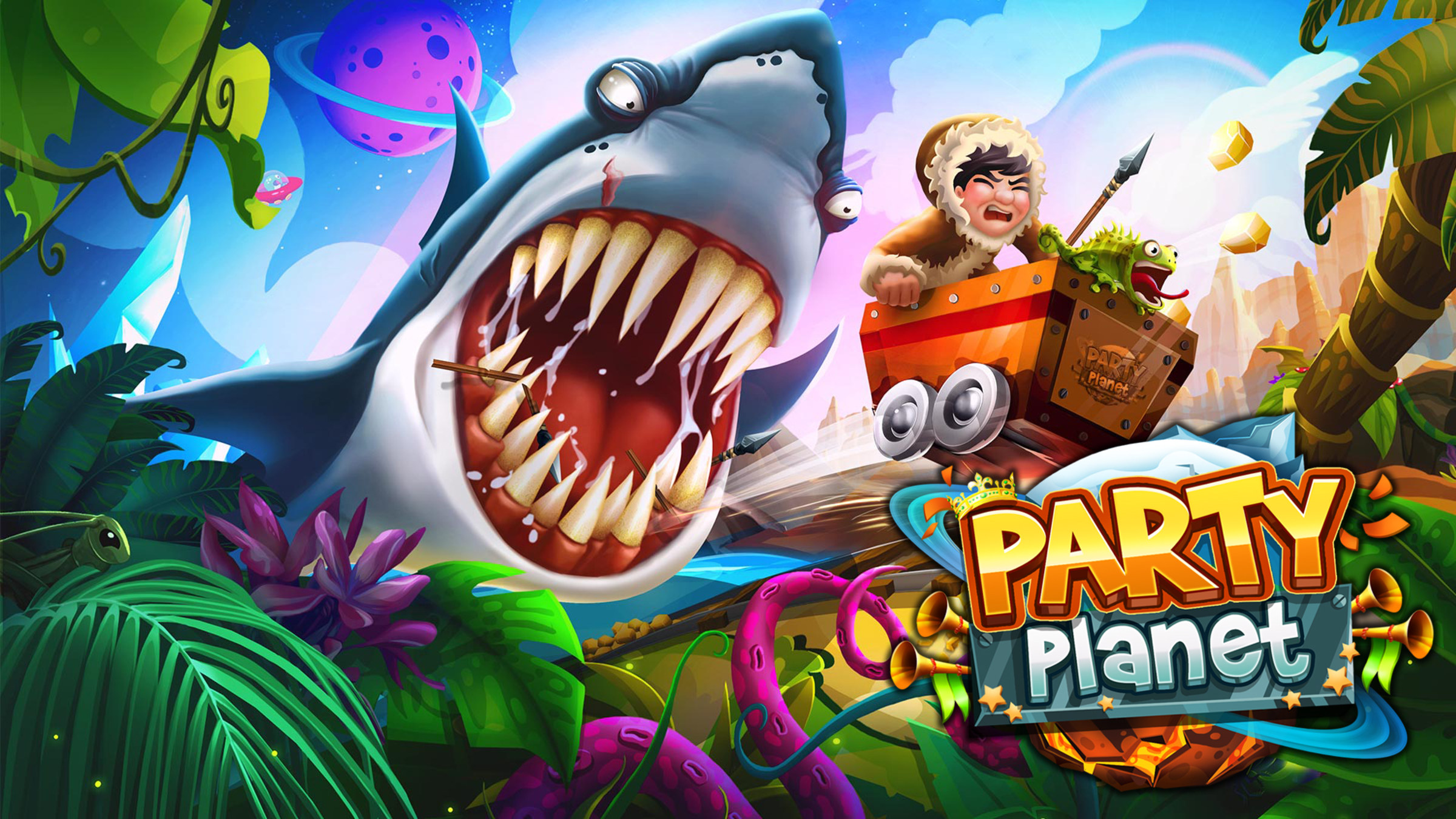 Party Planet title screen for Nintendo Switch