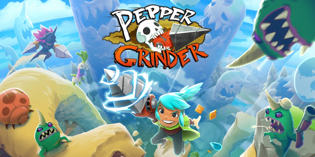 Pepper Grinder title screen for Nintendo Switch