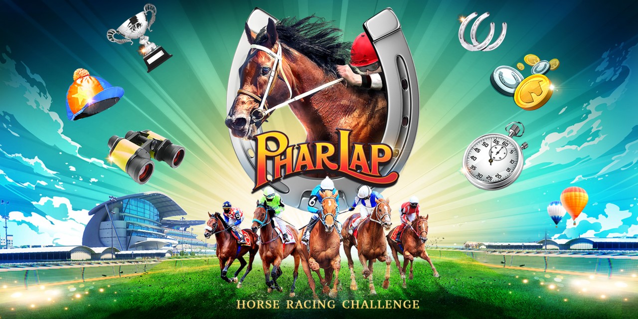 Phar Lap: Horse Racing Challenge title screen for Nintendo Switch