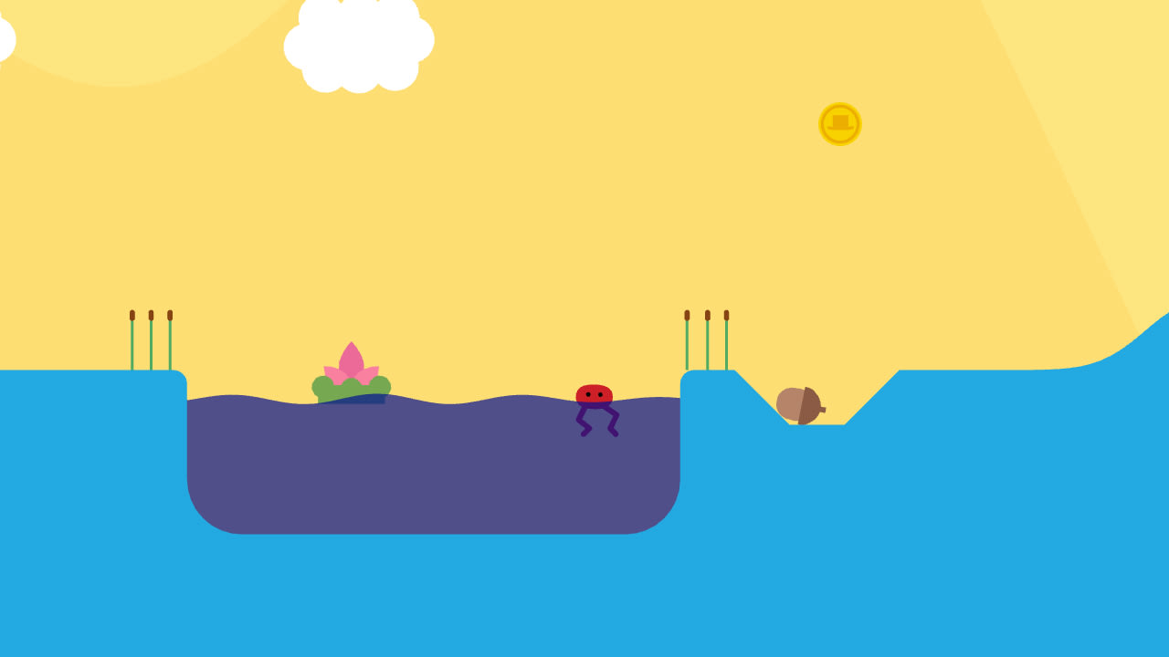 Pikuniku title screen for Nintendo Switch