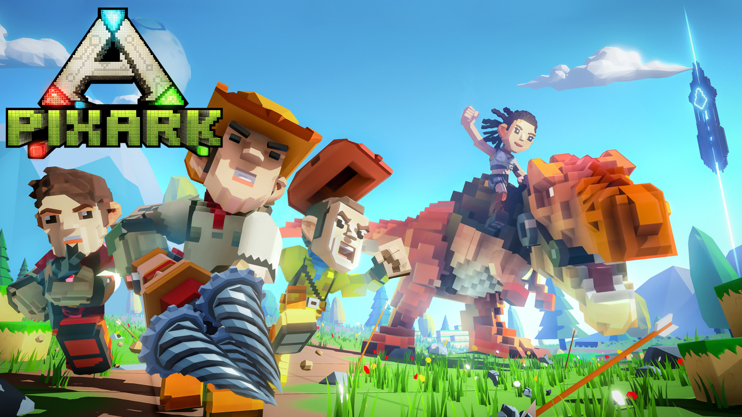 PixArk title screen for Nintendo Switch