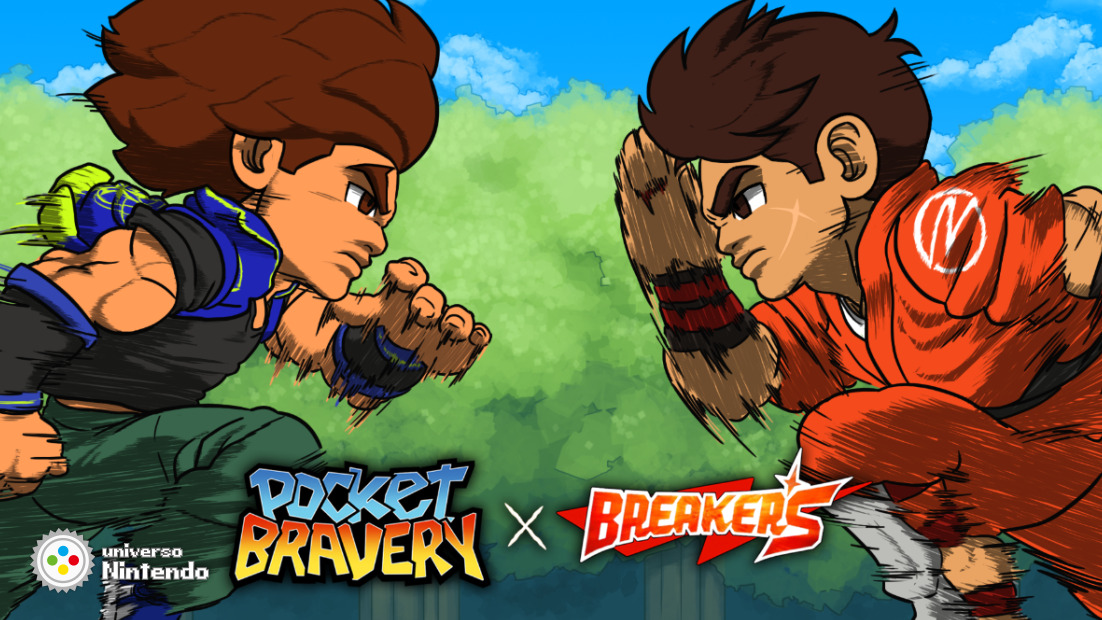 Pocket Bravery title screen for Nintendo Switch