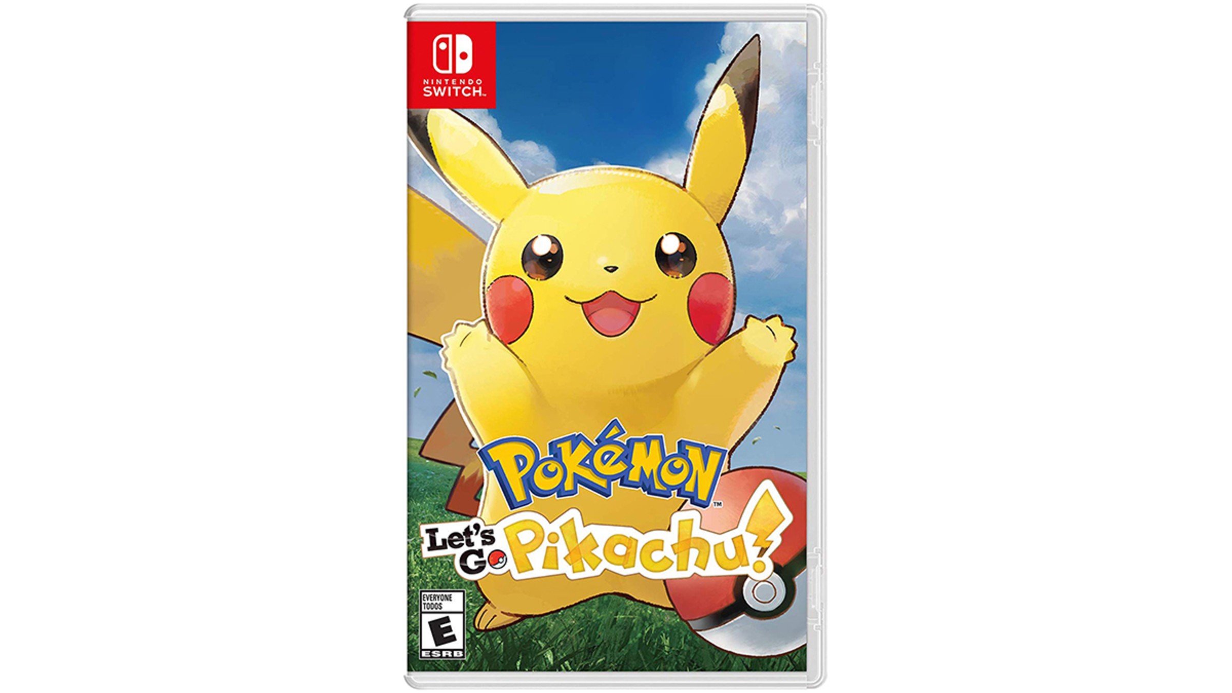 Pokemon Let's Go Pikachu title screen for Nintendo Switch