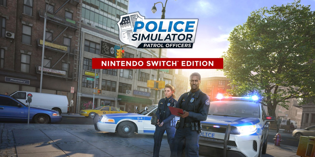 Police Simulator: Patrol Officers title screen for Nintendo Switch