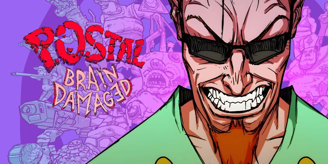Postal: Brain Damaged title screen for Nintendo Switch