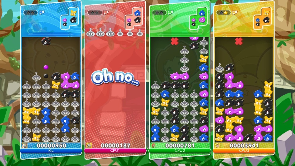Puyo Puyo Champions title screen for Nintendo Switch