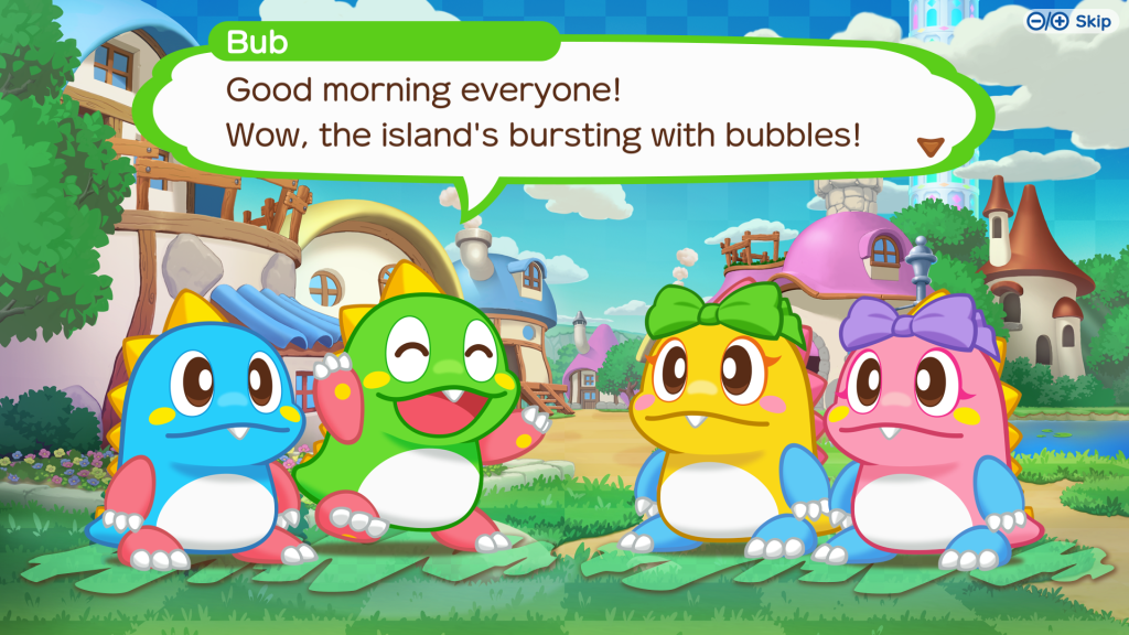 Puzzle Bobble Every Bubble title screen for Nintendo Switch