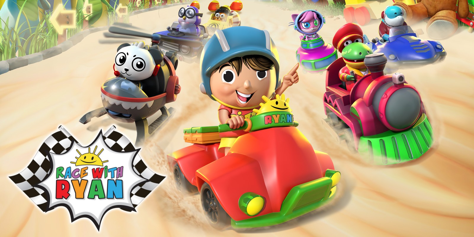 Race with Ryan title screen for Nintendo Switch