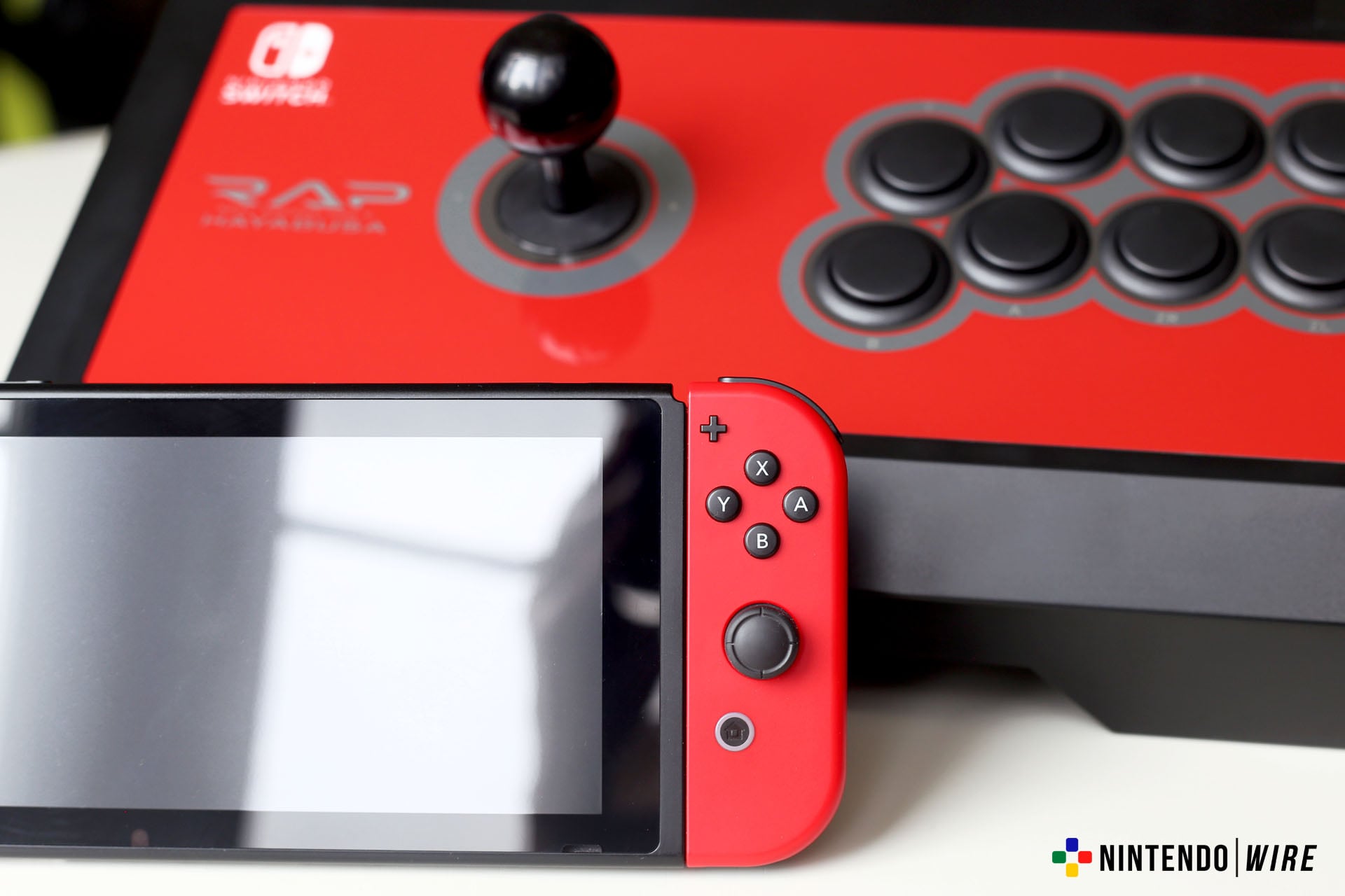 Real Arcade Pro V Hayabusa title screen for Nintendo Switch