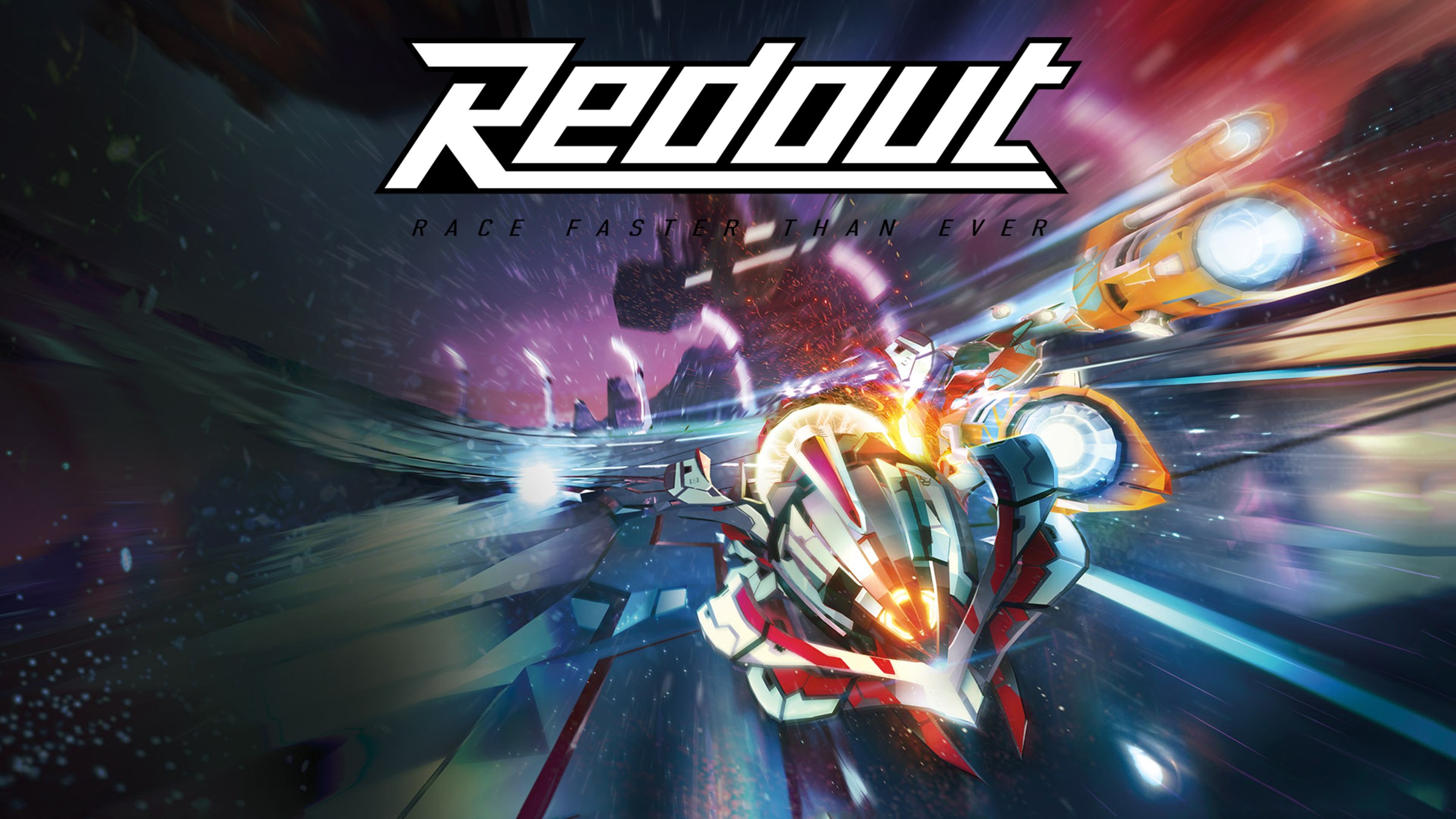 Redout title screen for Nintendo Switch