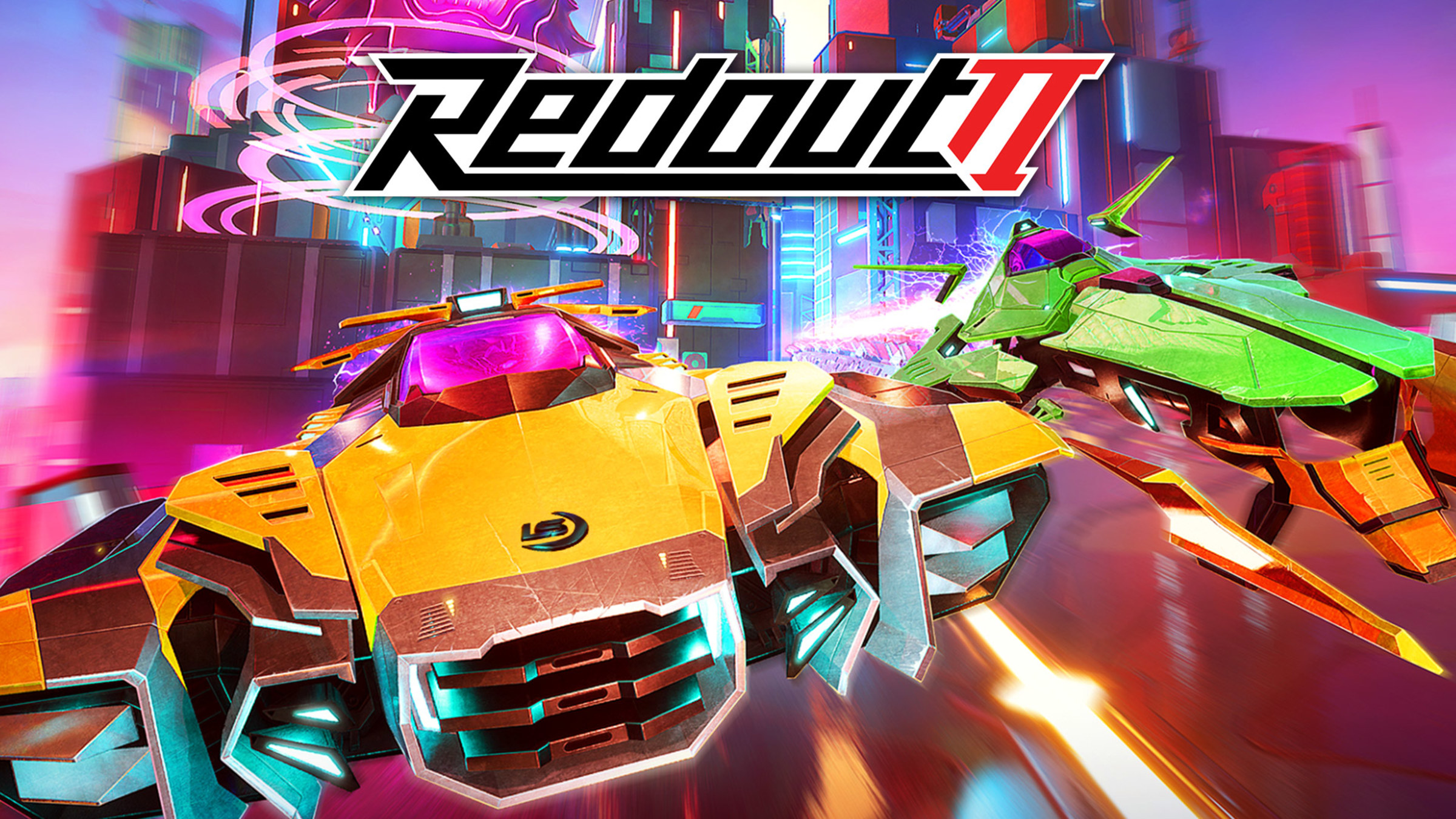 Redout II Deluxe Edition title screen for Nintendo Switch
