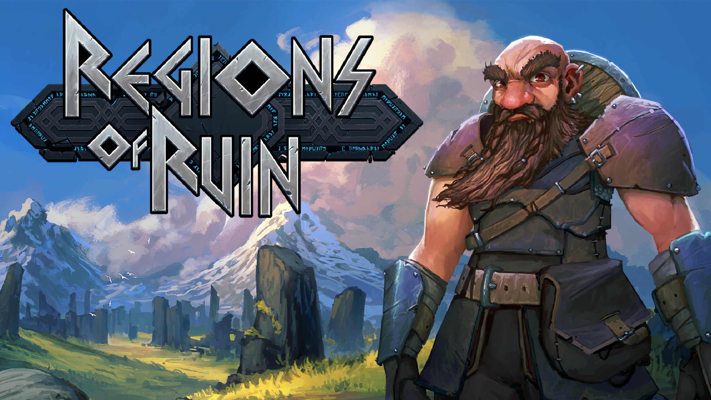 Regions of Ruin title screen for Nintendo Switch