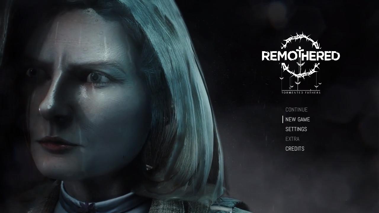 Remothered: Tormented Fathers title screen for Nintendo Switch