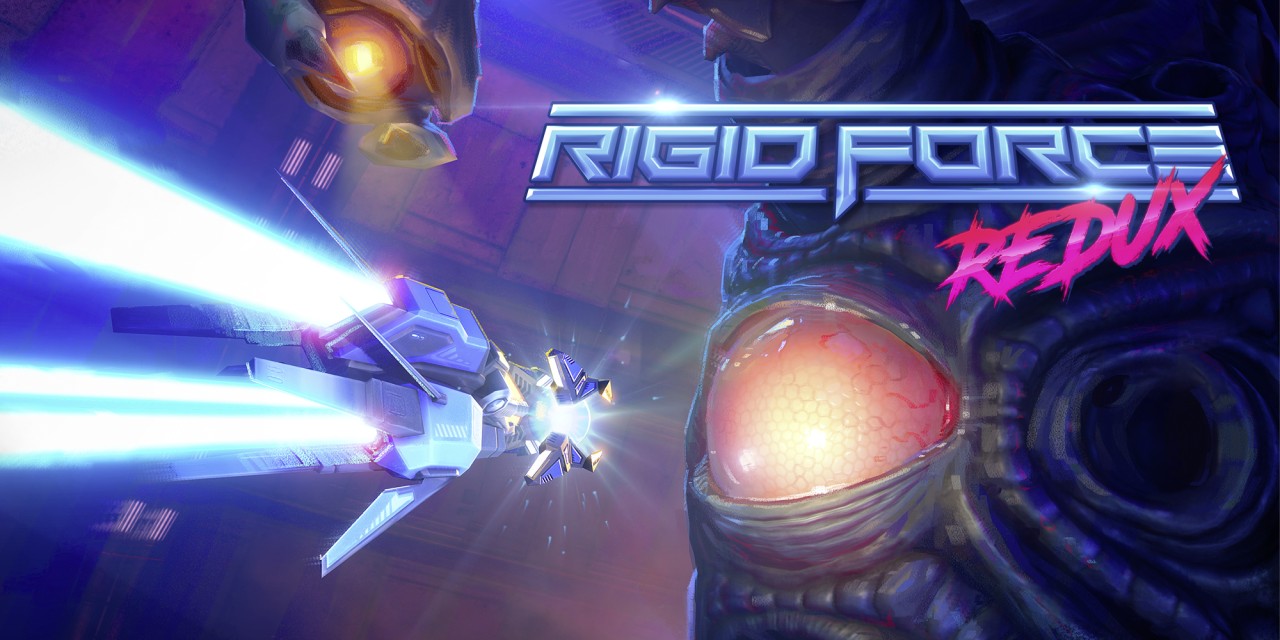 Rigid Force Redux title screen for Nintendo Switch