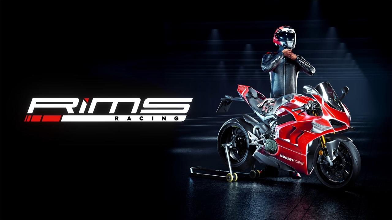 RiMS Racing title screen for Nintendo Switch