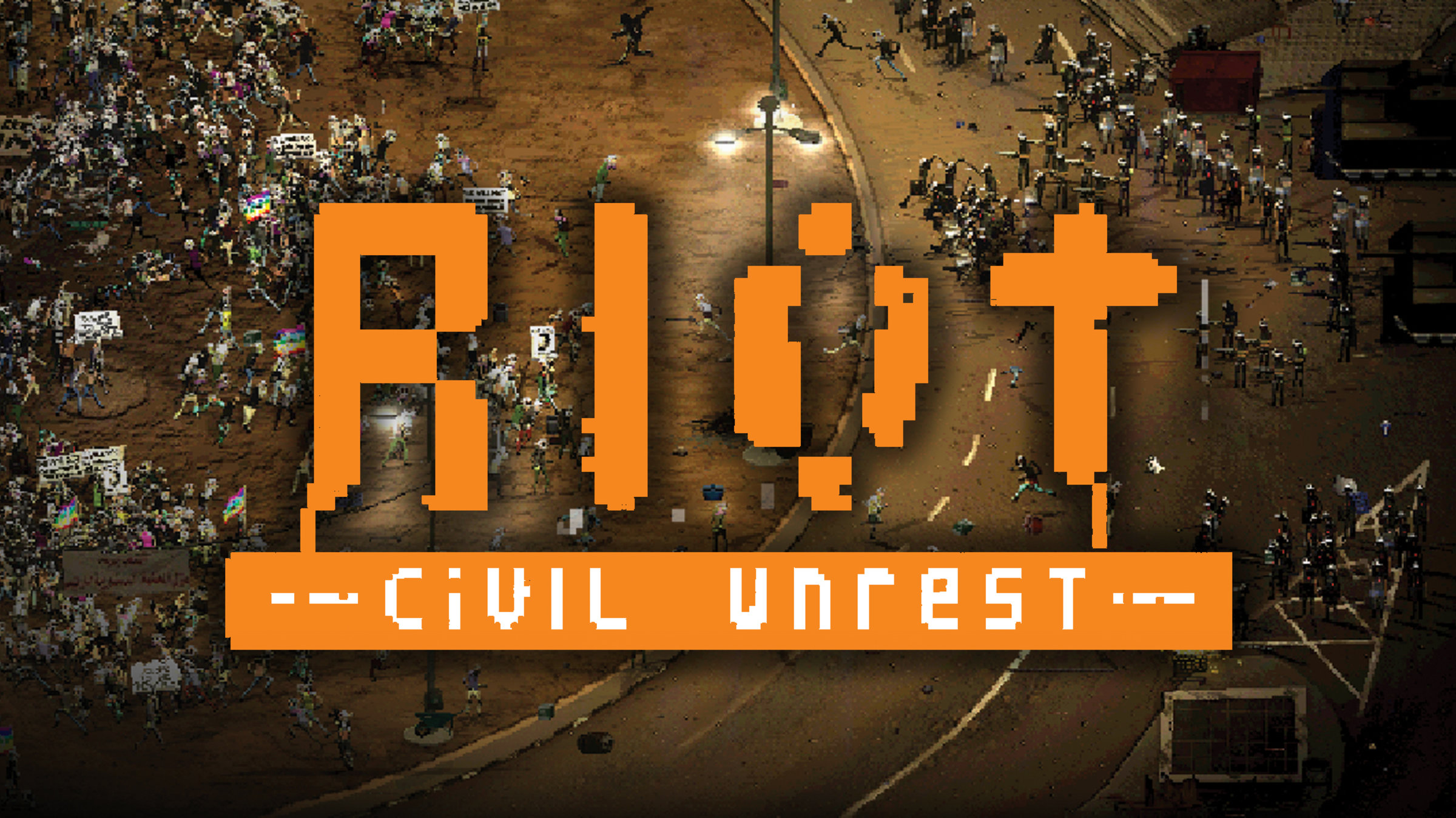 Riot Civil Unrest title screen for Nintendo Switch