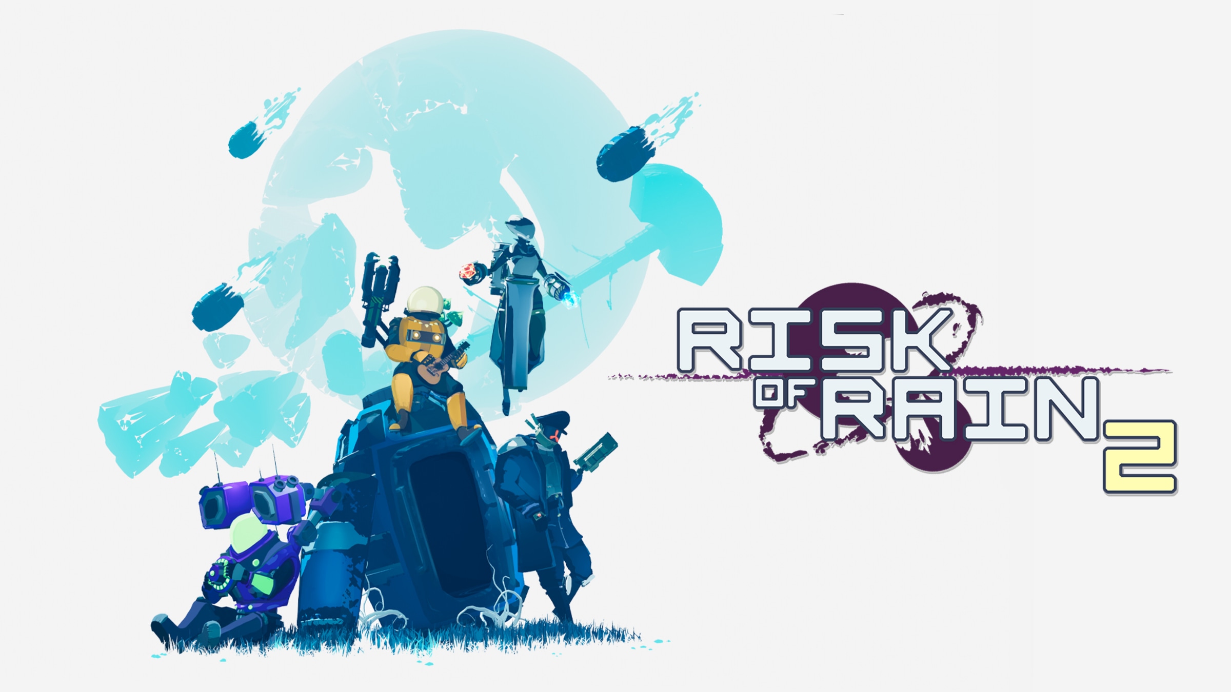 Risk of Rain 2 title screen for Nintendo Switch