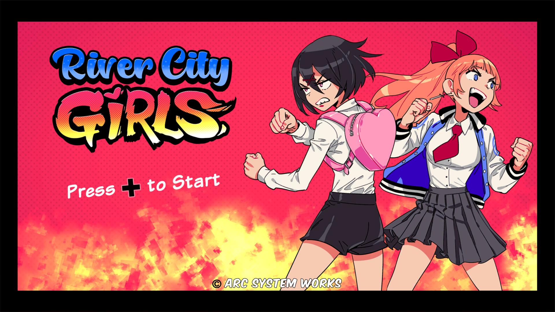 River City Girls title screen for Nintendo Switch