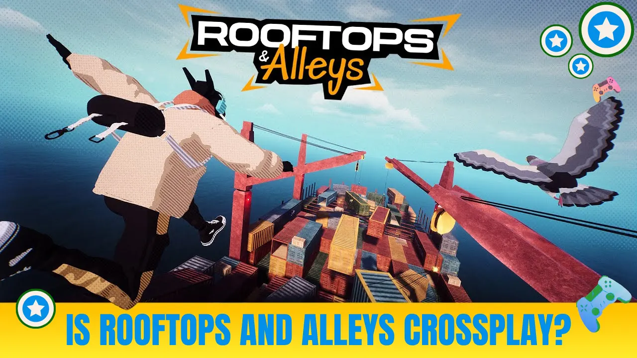 Rooftops & Alleys title screen for Nintendo Switch