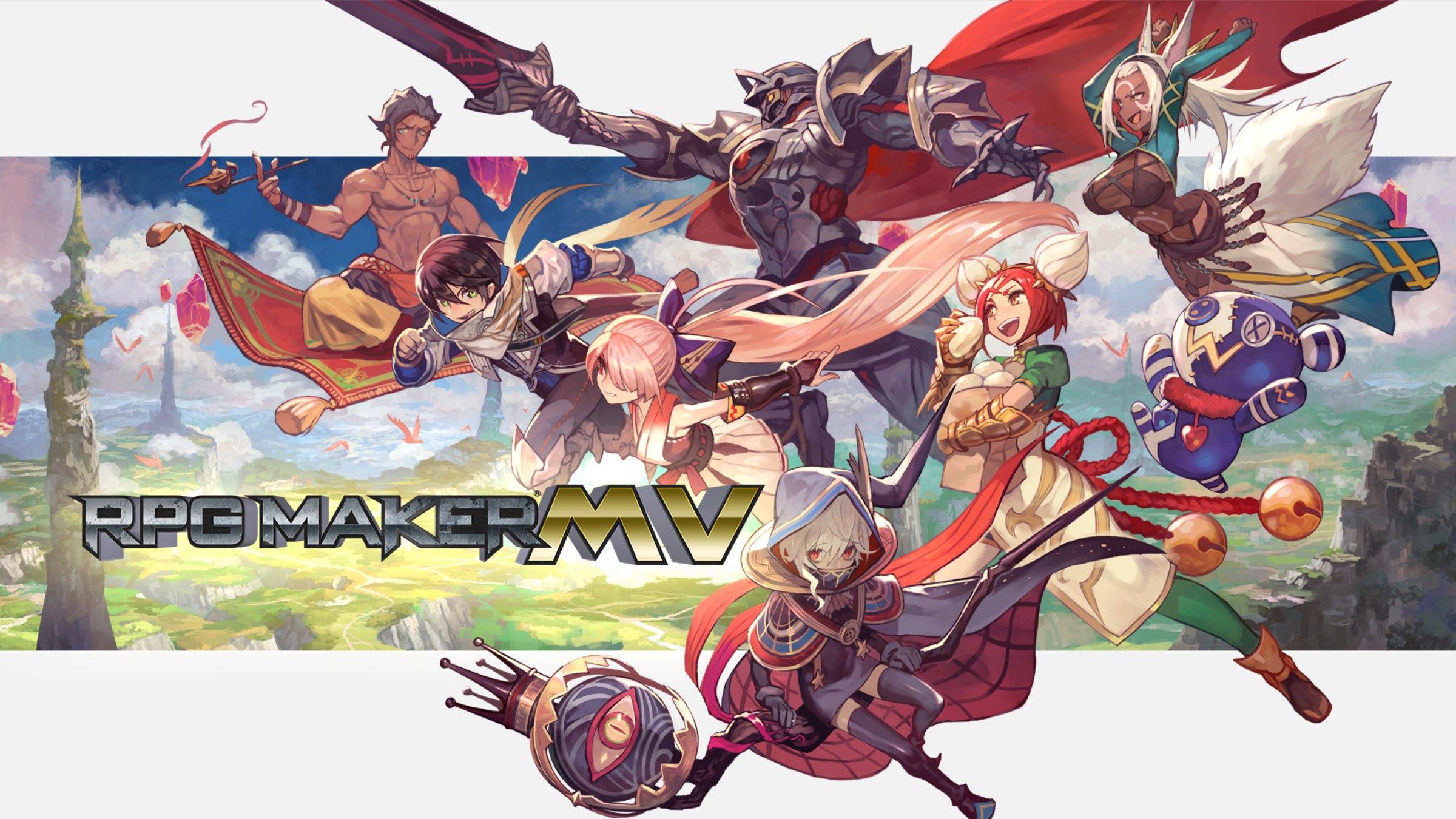 RPG Maker MV title screen for Nintendo Switch