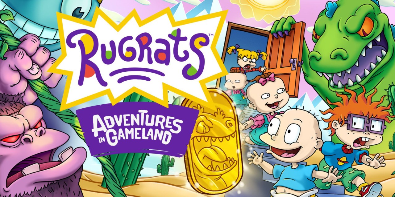 Rugrats: Adventures In Gameland title screen for Nintendo Switch