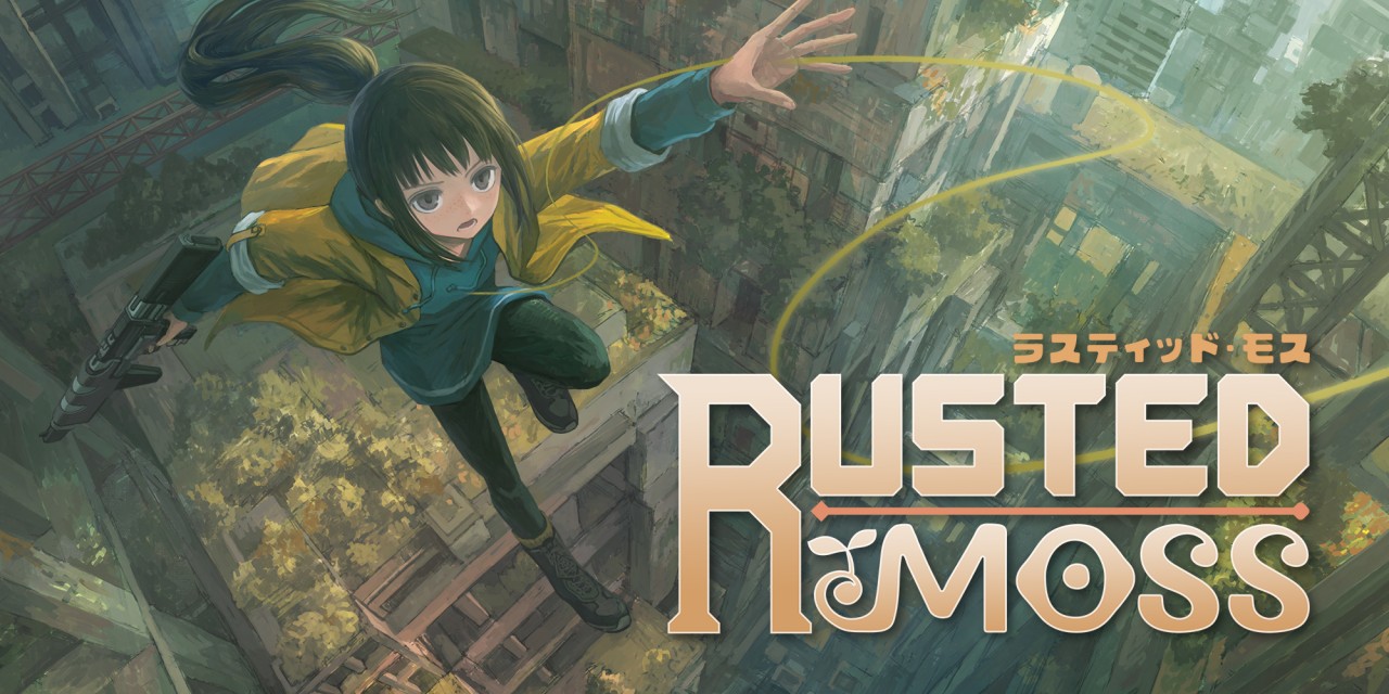 Rusted Moss title screen for Nintendo Switch