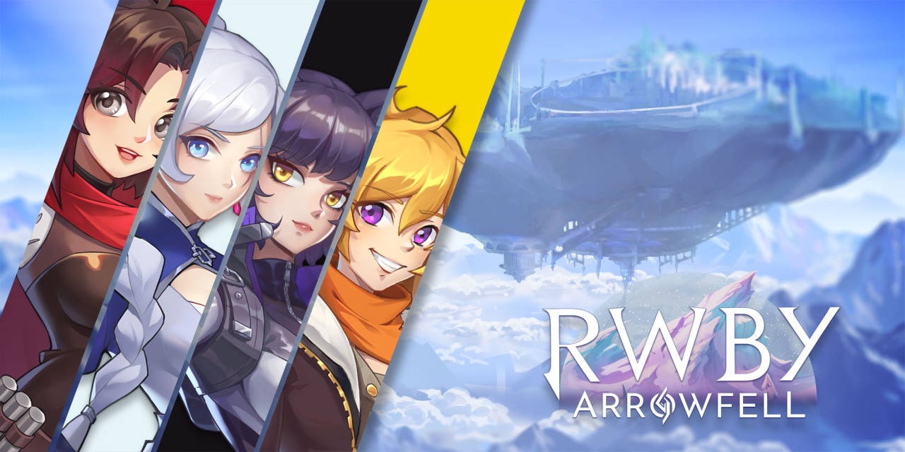 RWBY: Arrowfell title screen for Nintendo Switch