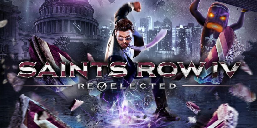 Saints Row IV: Re-Elected title screen for Nintendo Switch