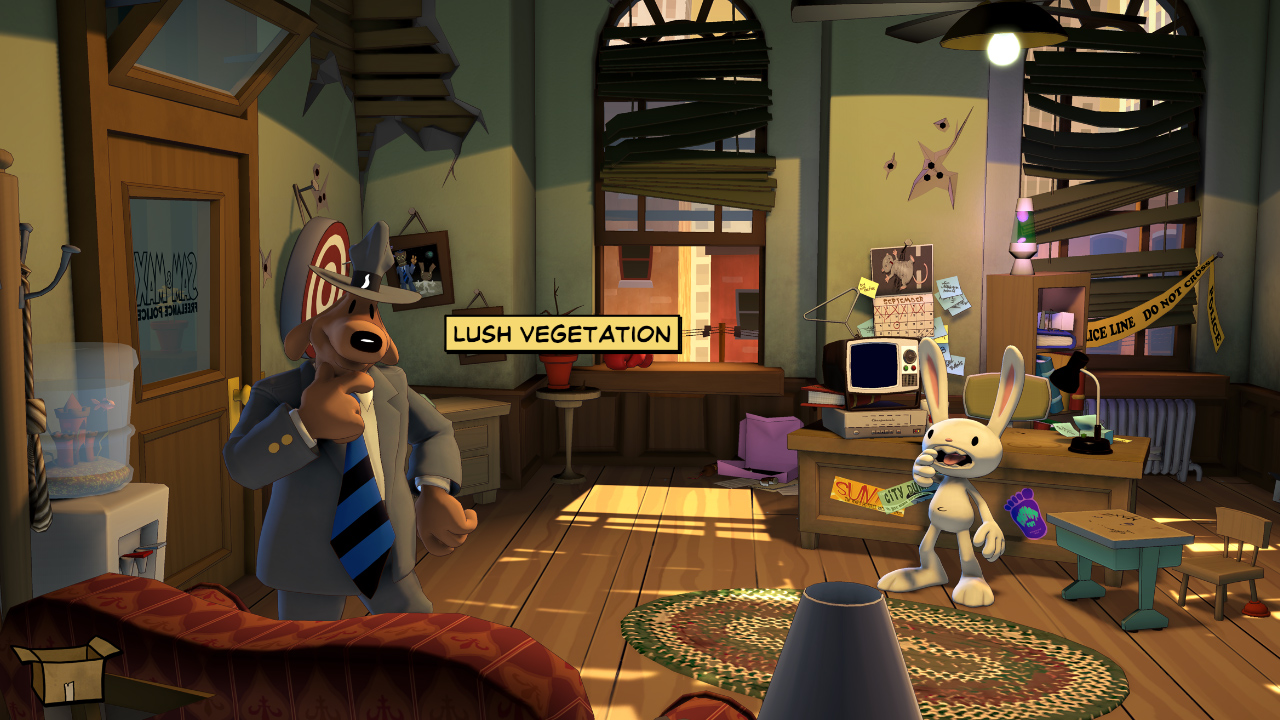 Sam & Max Save the World title screen for Nintendo Switch