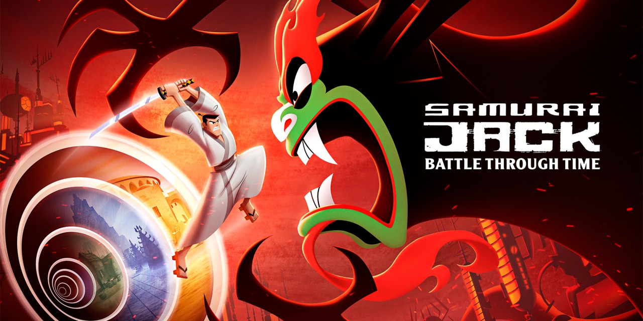 Samurai Jack: Battle Through Time title screen for Nintendo Switch