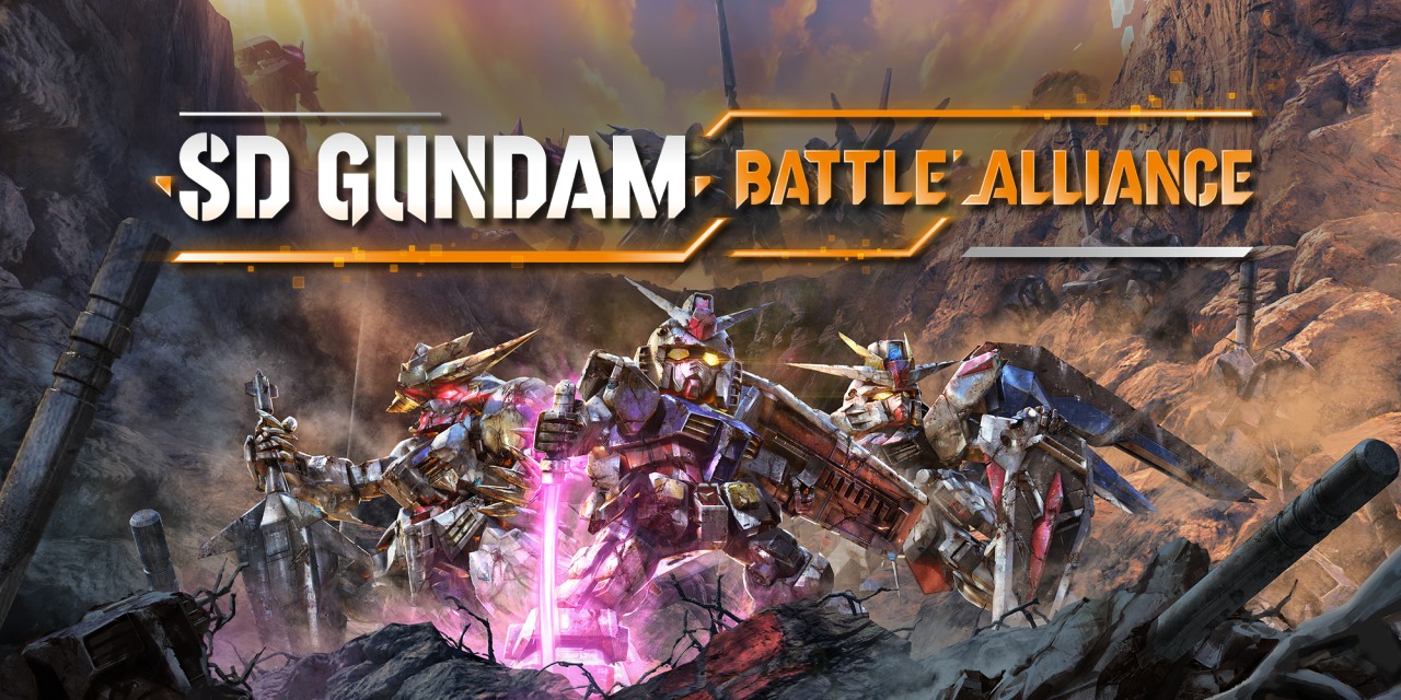 SD Gundam Battle Alliance title screen for Nintendo Switch