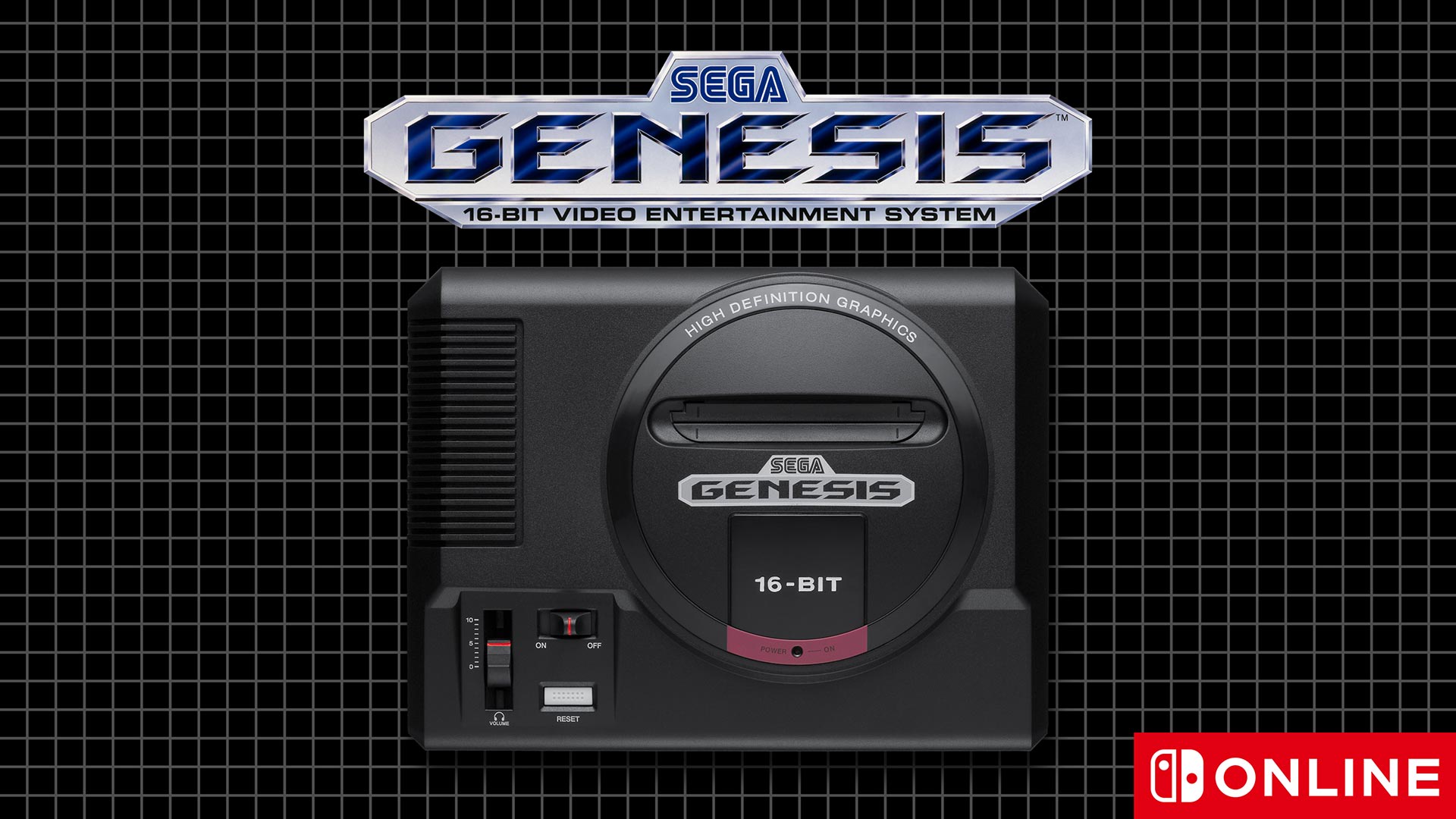 Sega Genesis Wireless 8 Button Arcade Pad title screen for Nintendo Switch
