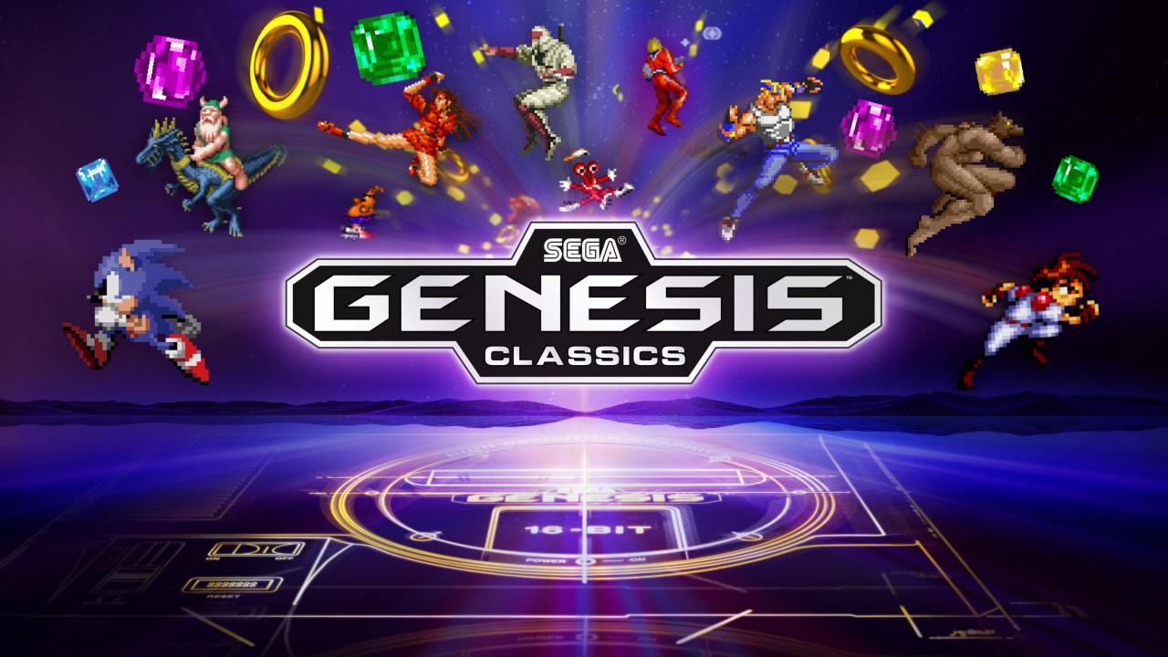 Sega Mega Drive Classics title screen for Nintendo Switch