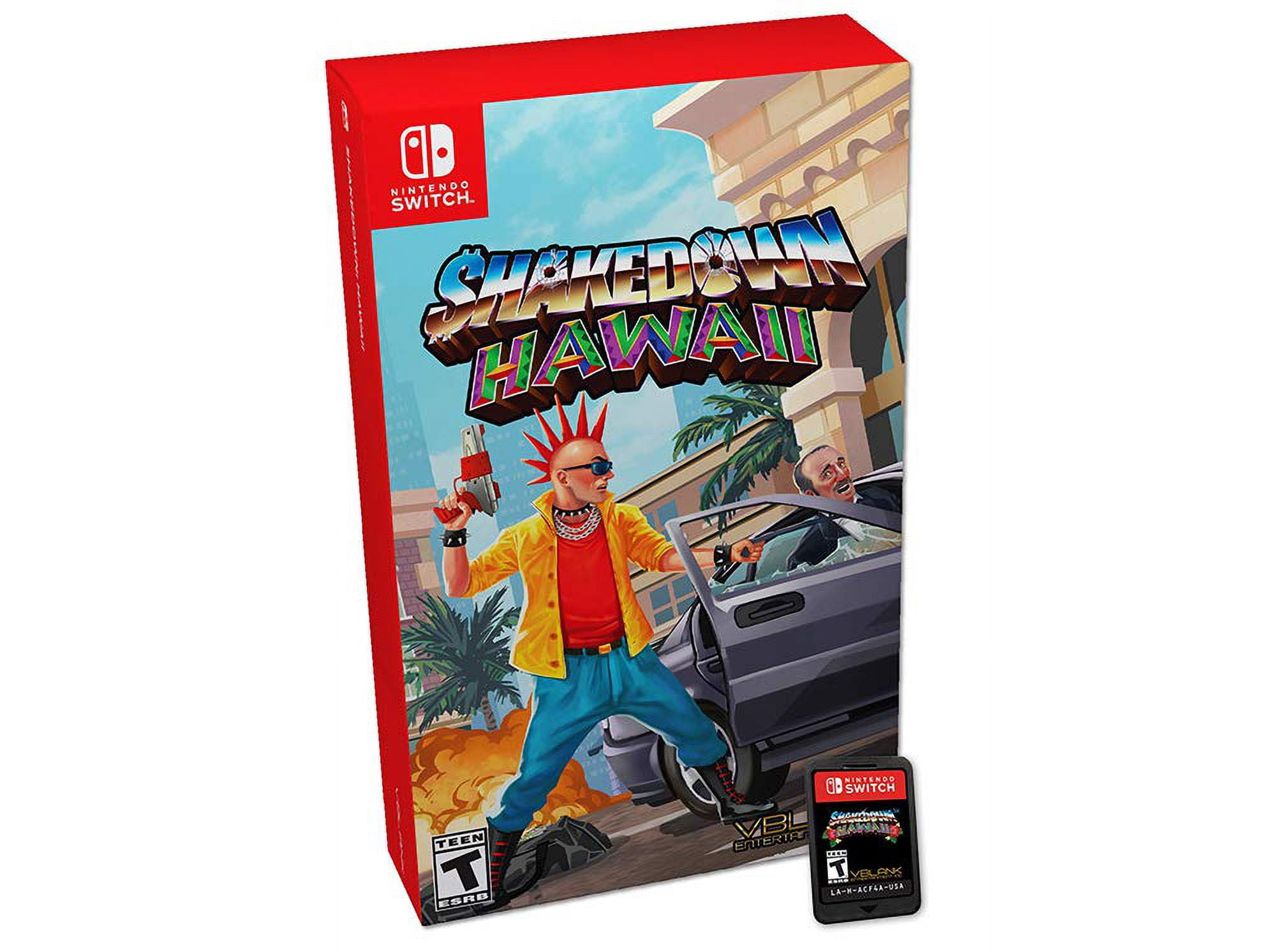 Shakedown Hawaii [Collector's Edition] title screen for Nintendo Switch